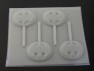 468sp Capeman Emblem Chocolate or Hard Candy Lollipop Mold
